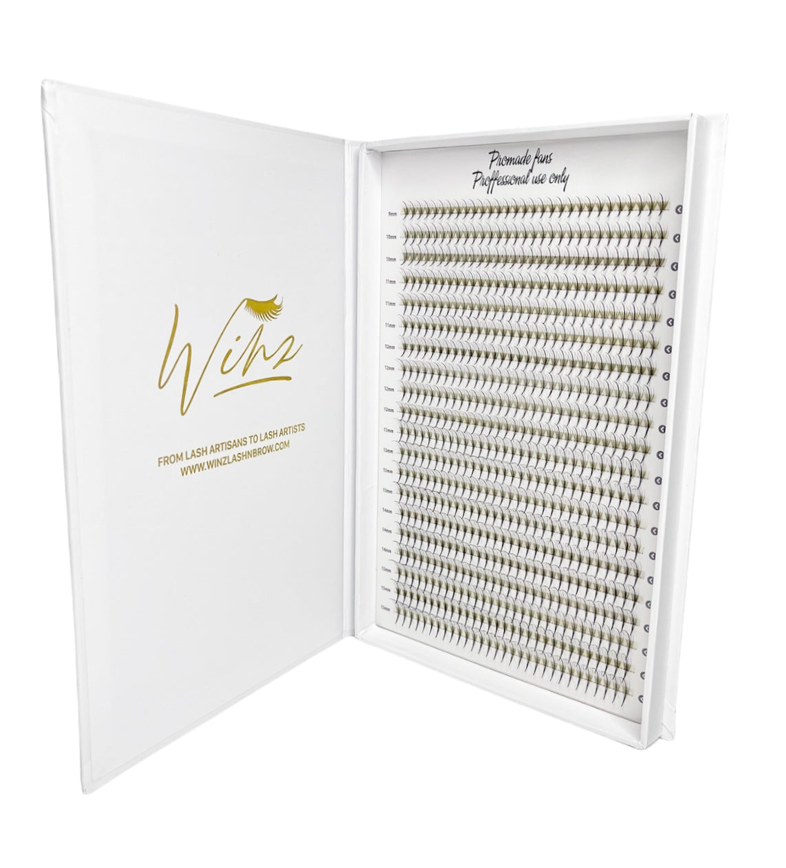 Wispy Pro-made Fans - Mixed Length - XL Tray (600 Fans)